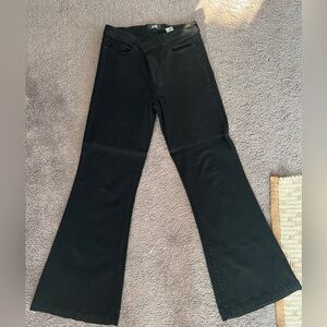 Paige black flare jeans- worn once. Size 31.
